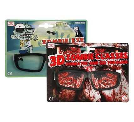 Dress Up Gory Zombie Glasses
