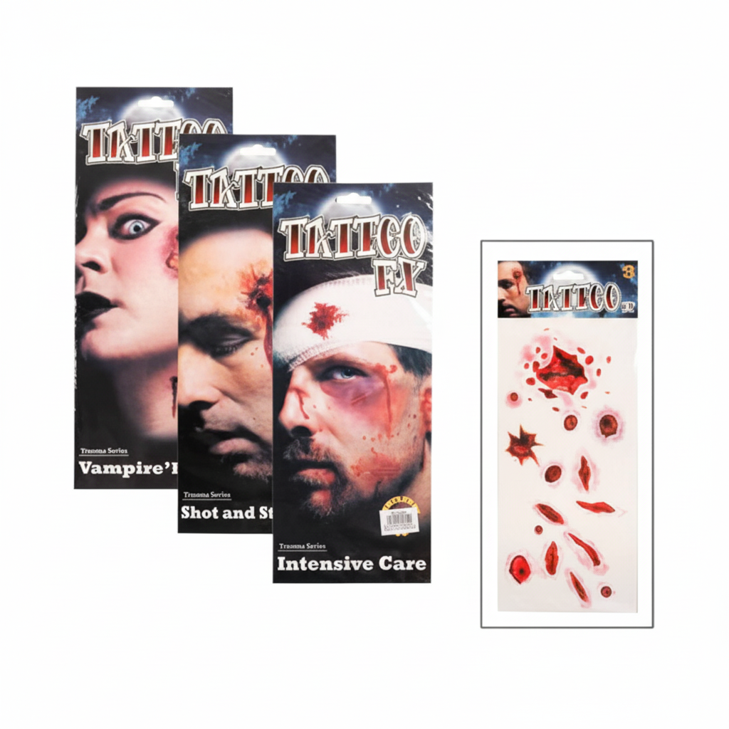 Tattoo Injuries with Multiple Assorted Designs