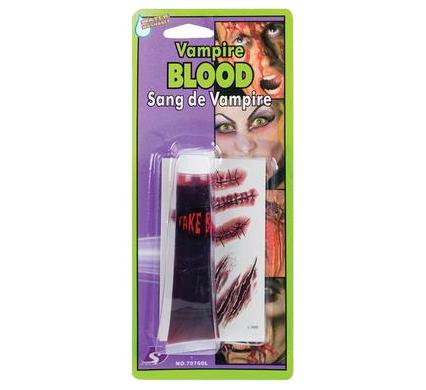 Halloween Tattoo Scars - 5 Pieces - Fake Blood - 28 g