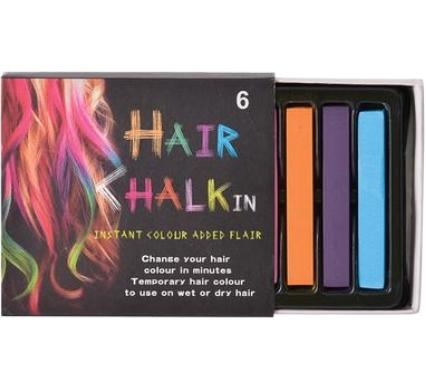 Hair Chalk - 6 Colours - Boxed Set