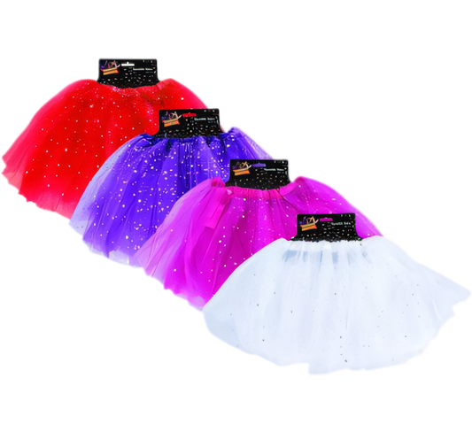 Sparkle Dress Up Tutu for Ages 3 to 6 Years - Various Colours