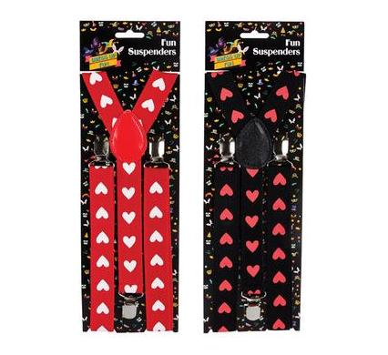 Dress Up Suspenders - Hearts