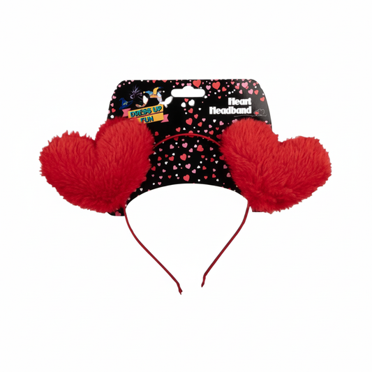 Dress Up Heart Plush Headband