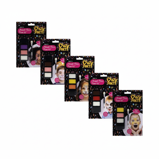 Dress Up Character Themed Face Paint with Assorted Designs for Costume Make-up
