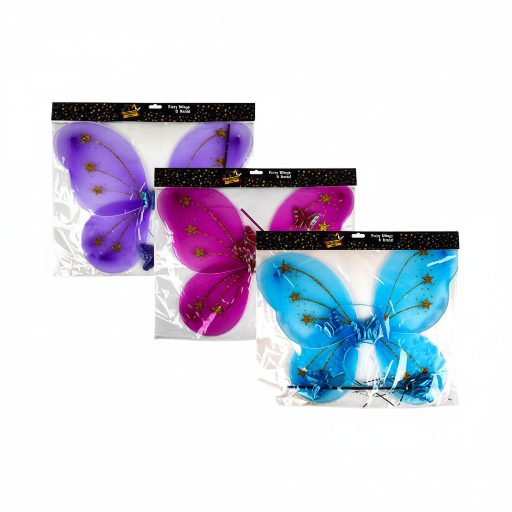 Wings and Wand - Princess Secret Fairy - Assorted Colours