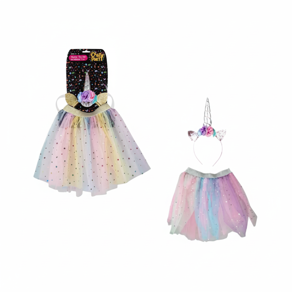 Purple Kids Unicorn Dress Up Set