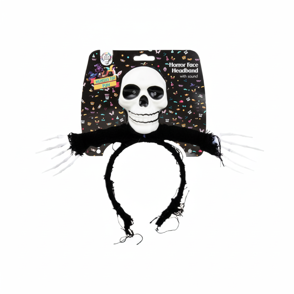 Dress Up Headband with Horror Face