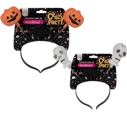 Dress Up Halloween Light Up Headband - Assorted