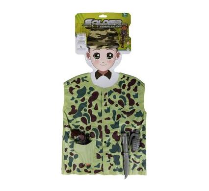Dress Up Costume - Military Style - Includes Accessories