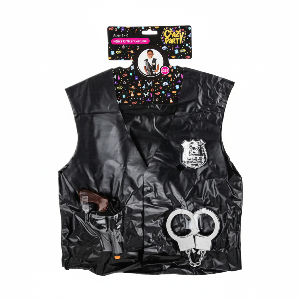 Police Dress Up Costume with Accessories