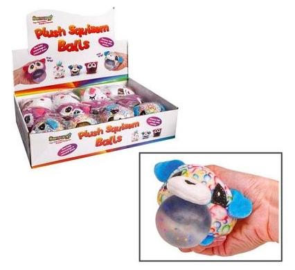 Plush Squeeze Balls - 9 cm