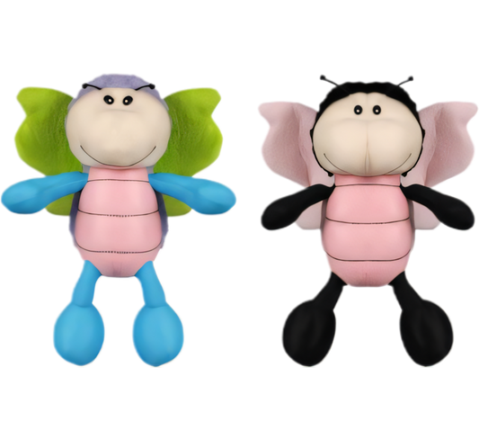 Plush Bright Bee with Foam Beads - 38 cm