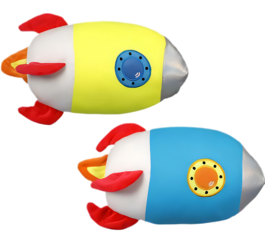 Airplane with Foam Beads in Various Colours