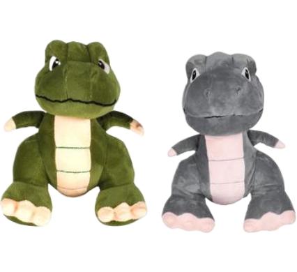 Plush Dinosaur Sitting Toy - 35 cm - Assorted