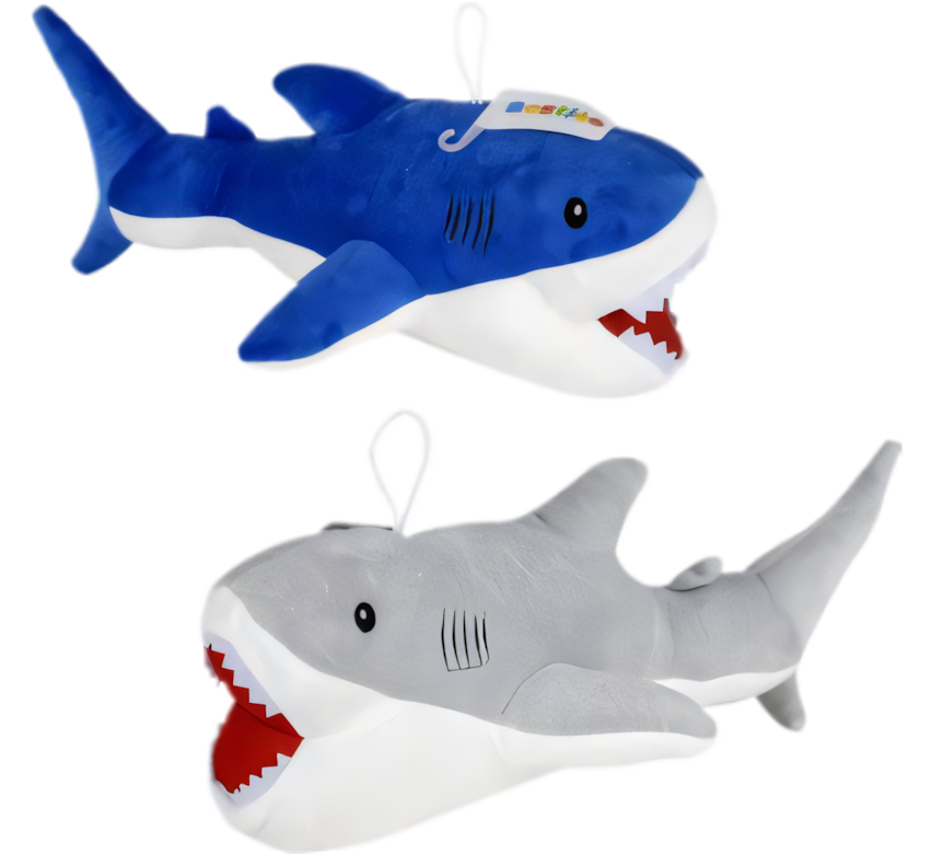 Plush Sealife Shark in Various Colours (40 cm)