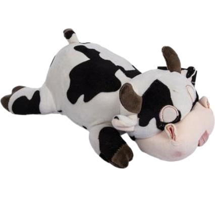 Plush Cow Kissing Toy - 25 cm