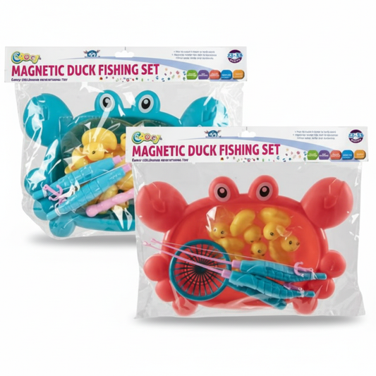 Magnetic Baby Bath Fishing Duck Set 30 cm