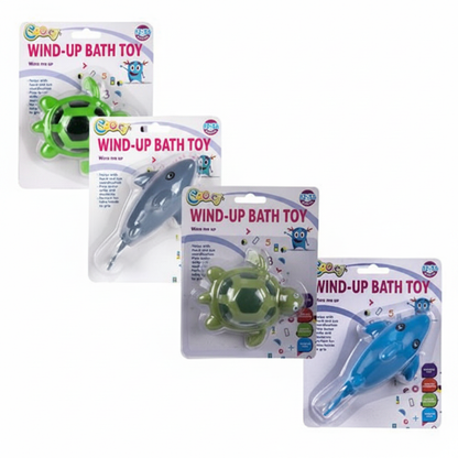 Vinyl Baby Bath Bud Wind Up Toy - Assorted Designs