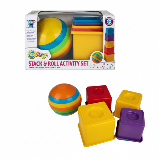 Educational Baby Toy Activity Stacking Set,2pc