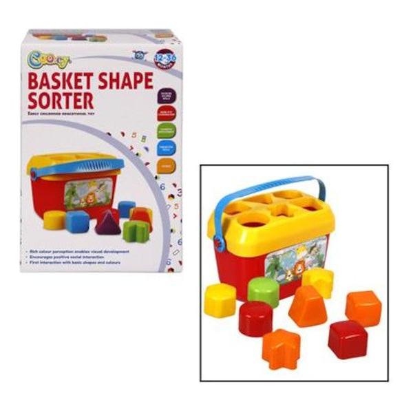 Baby Educational Basket Shape Sorter - 18 Pieces