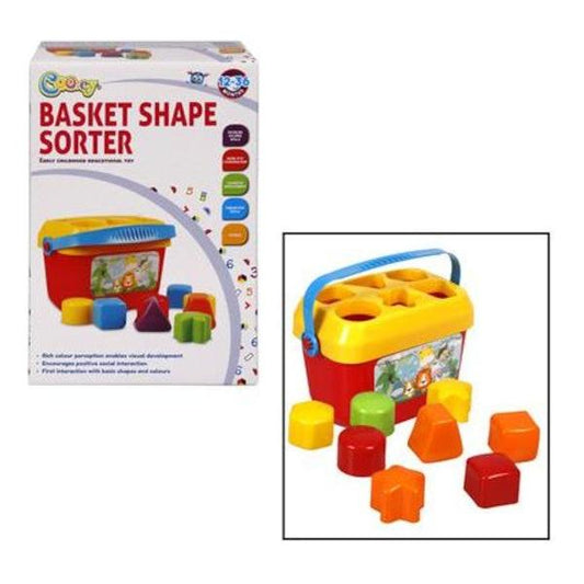 Baby Educational Basket Shape Sorter - 18 Pieces