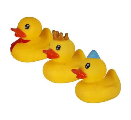 Baby Vinyl Themed Duck - Assorted - 7.3 cm