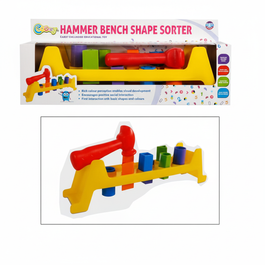 Cooey Hammer Bench Shape Sorter