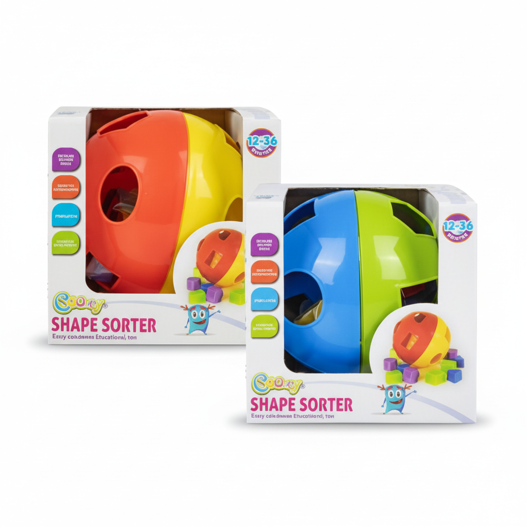 Ball Shape Sorter - Various Colours