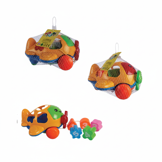 Pull Along Shape Sorter Toy - Various Colours