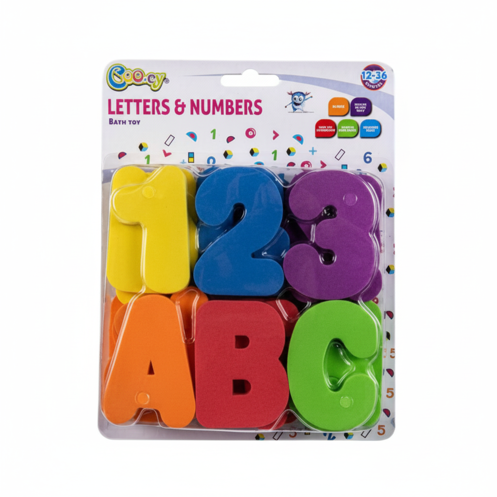 EVA Bath Time Letters and Numbers