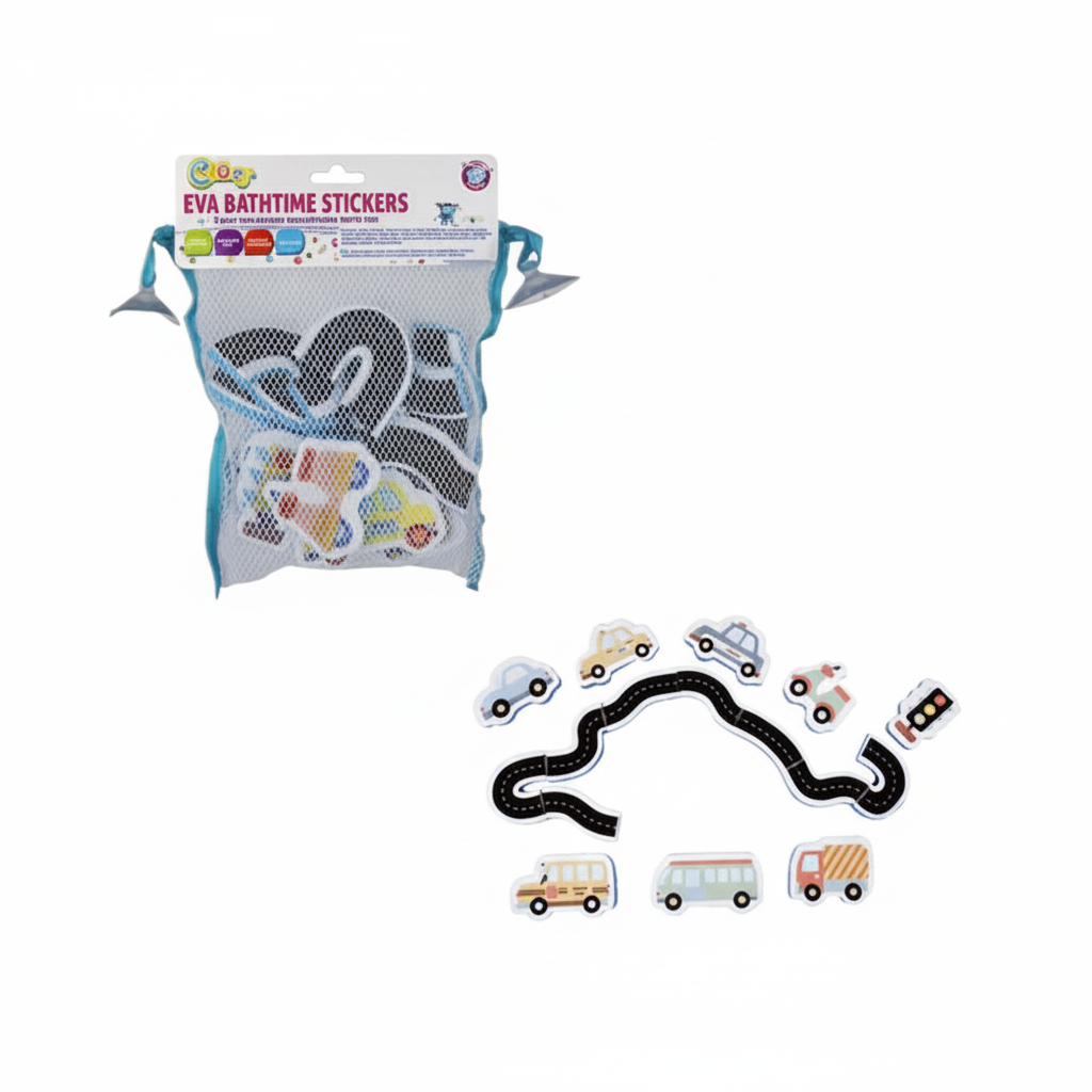 Eva Baby Bath Stickers in Net Bag (16pc)