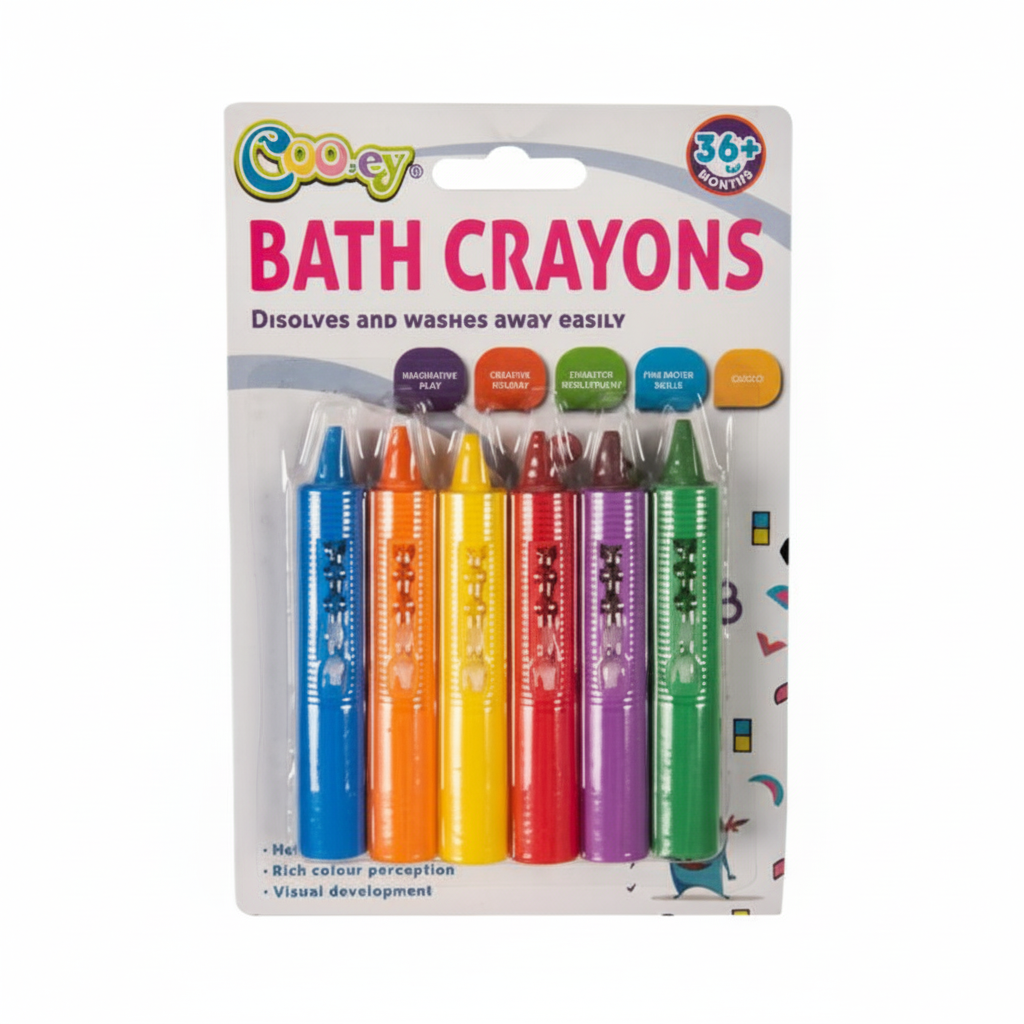 Bath Crayons - 6 Pack