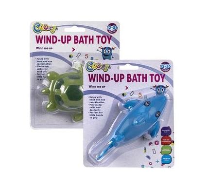 Baby Bath Bud Vinyl Wind Up Toy