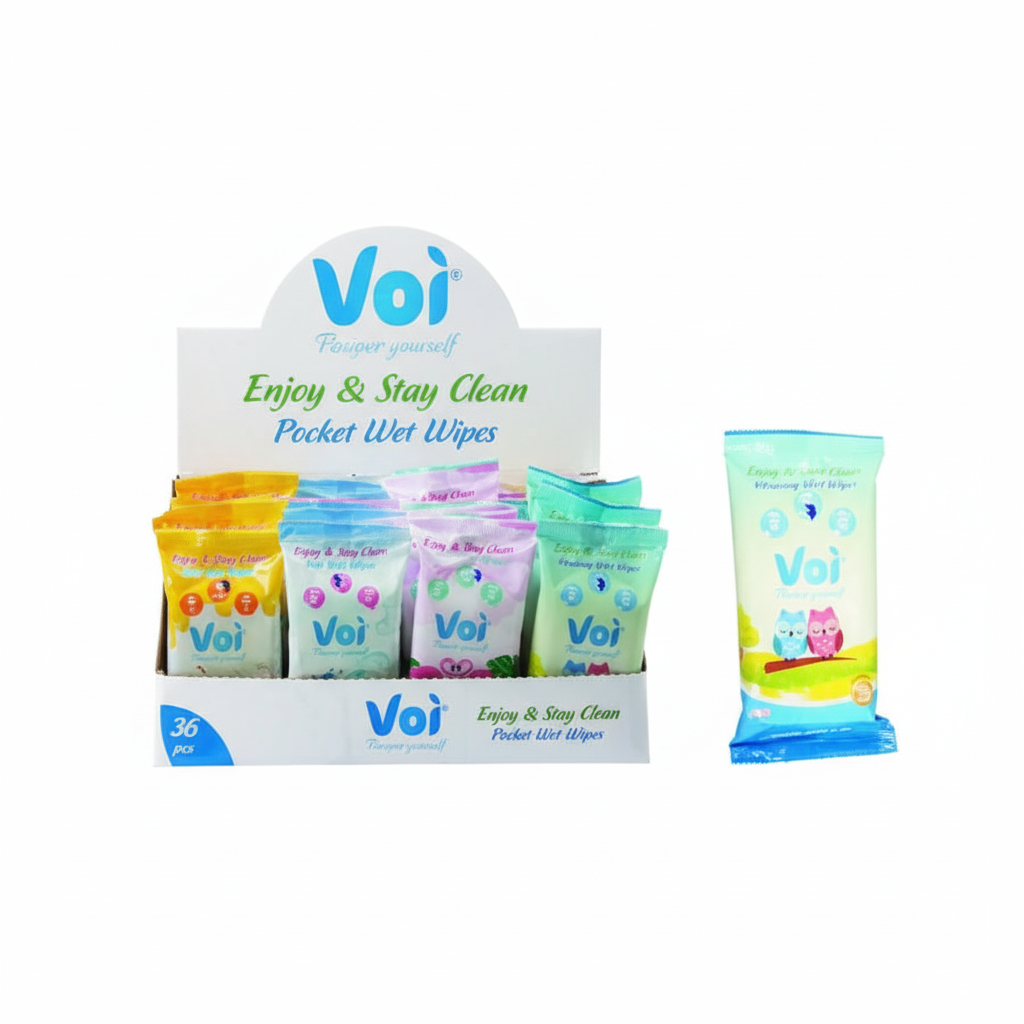 Scented Hand Sanitising Wipes - 16 Pack (15 Pieces Per Pouch)