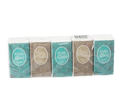 Tissues - Pack of 10 - 10 Pieces per Pack - 3-Ply