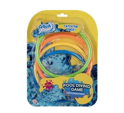 Set Of 4 Dive Game Ring