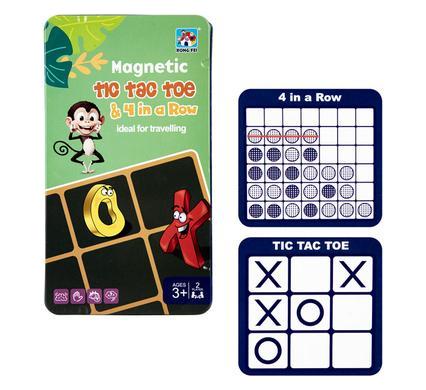 Game Magnetic 2 in 1 O's and X's and 4 in a Row