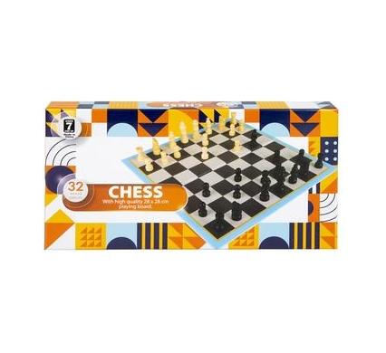 Game Chess Wooden Pieces - 28 cm x 28 cm
