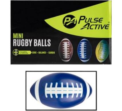 Rugby Ball Mini Assorted - 12 x 7 cm