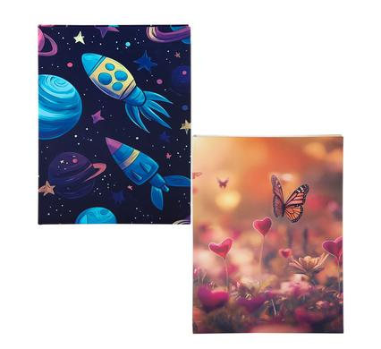Hardcover Novelty Notebook - 60 Pages - Assorted