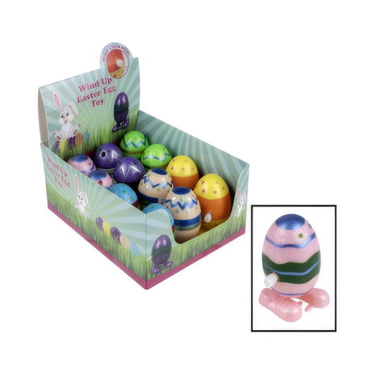 Easter Wind-Up Bouncing Egg - Assorted