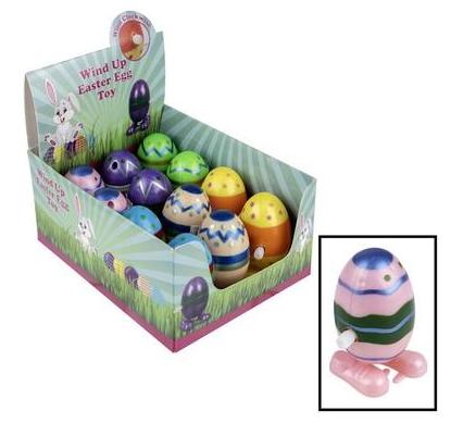 Easter Wind-Up Bouncing Egg - Assorted