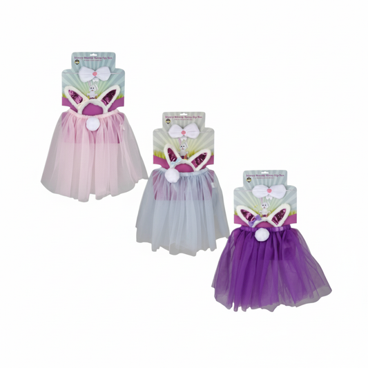 Easter Dress Up Bunny Set - 3 Piece - Various Colors