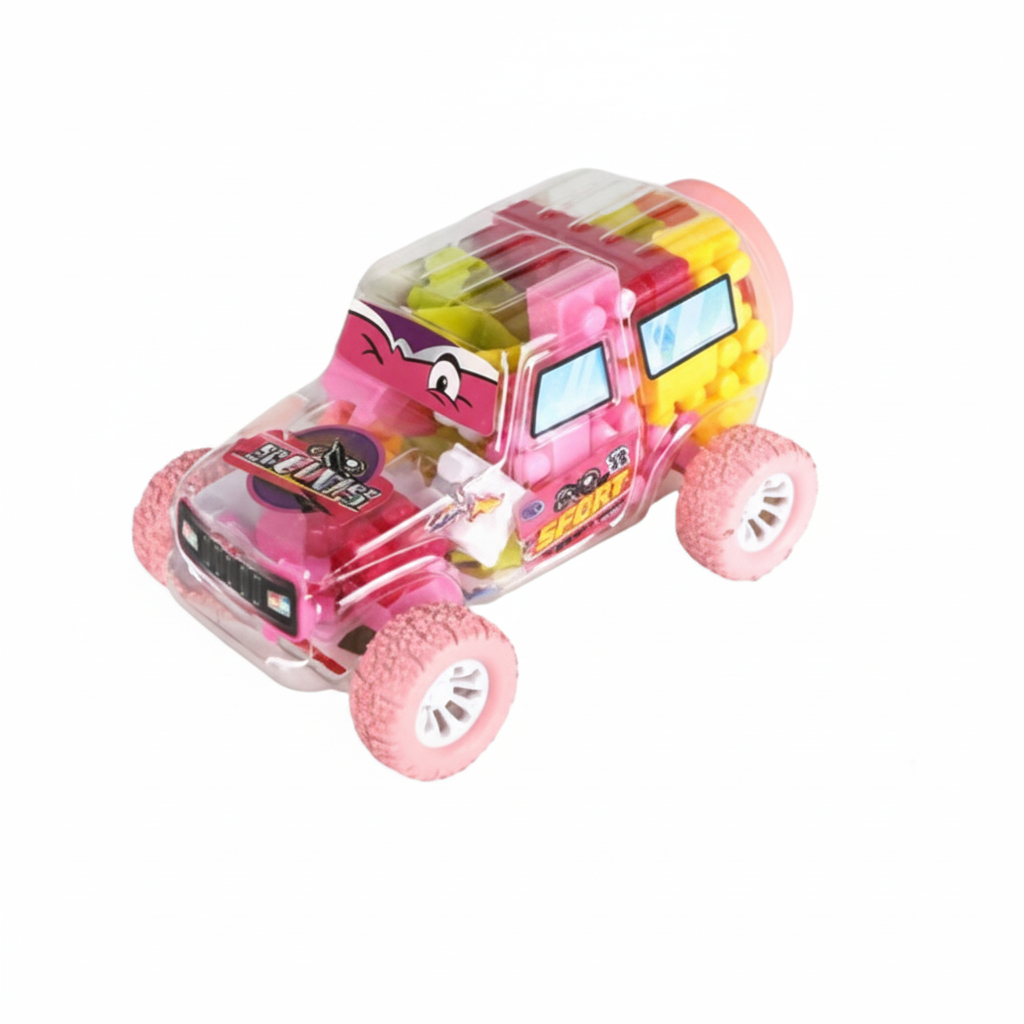 Building Blocks Storage Vehicle - 27 Pieces - Various Colours