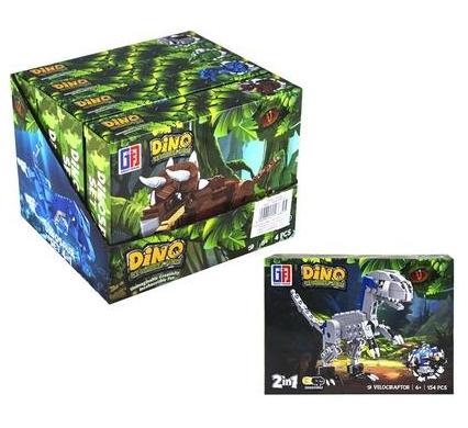 Building Blocks Dinosaur Figurine - 2 in 1