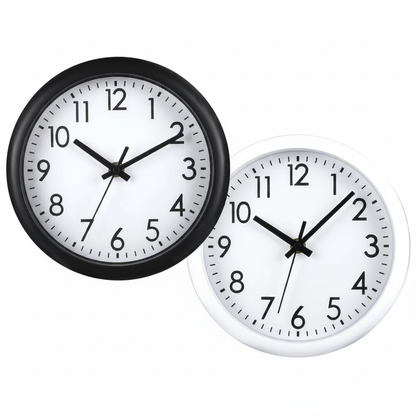 Wall Clock (20 cm) - Assorted Colours