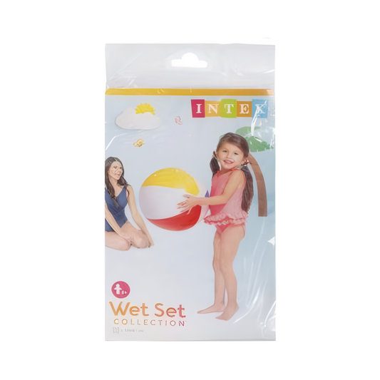 Intex Glossy Panel Beach Ball - 51 cm Diameter - Suitable for Ages 3 and Up