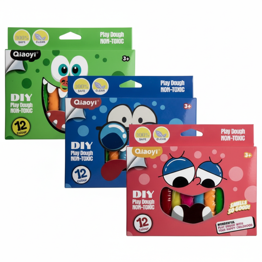 Educational Play Dough 12pc 190g