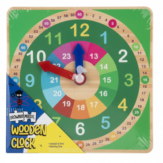 Educational Wooden Clock