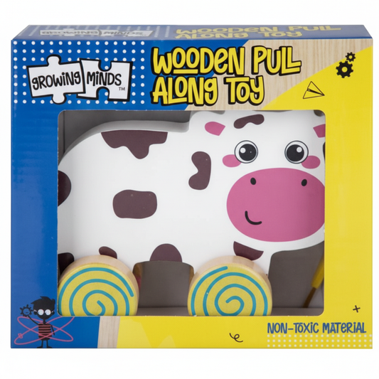 Educational Wooden Pull Along Animal